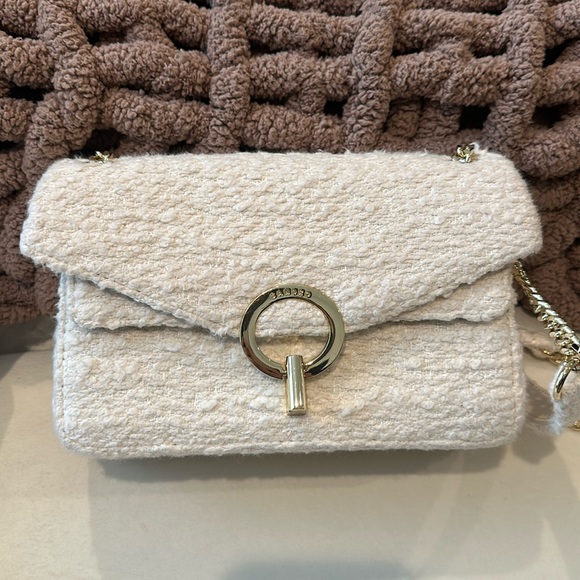 Sandro YZA Tweed Bag 
Color: Cream - Picture 1 of 5
